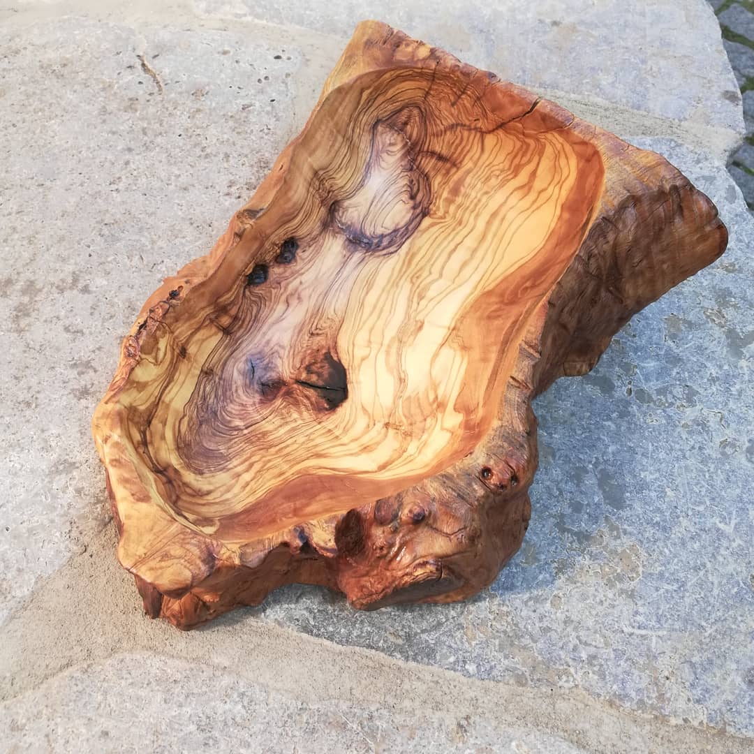 Holzschale Olivenbaum „1“